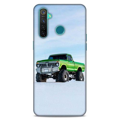 Lopard Oppo Realme 5 Pro Uyumlu Kılıf PickUpX (33) Hybrid Kılıf Açık Yeşil