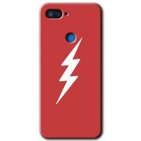 MRCİLETİSİM Xiaomi Mi 8 Lite Kılıf HD Desen Baskılı Arka Kapak+Temperli Cam - Flash Logo