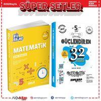 Ünlü Yayınları 5.Sınıf Bil Bang Matematik Soru Bankası ve Ankara Yayıncılık 32 Haftalık Deneme Seti 2 Kitap