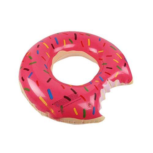 +9 Yaş, Donut Pembe Deniz Yatağı 90 cm Havuz Yatağı Simit