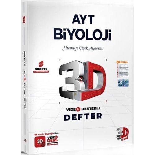 AYT Biyoloji Video Destekli Defter 3D Yayınları