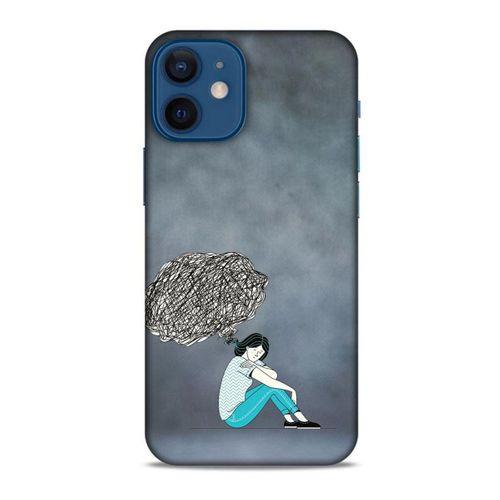 Apple iPhone 12 Mini Kılıf Depresyon (5) Koruma Kabı Fuşya