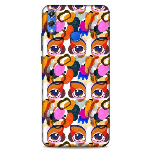 Lopard Huawei Honor 8x Uyumlu Kılıf Sürreal Yüzler ♀ (5) Koruma Kabı Baskılı