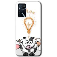 MRCİLETİSİM Oppo A16 Kılıf Kapak - İdea Lamp +Hayalet Ekran Yandan Gözükmez