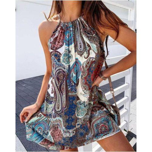 Kadın şal Desenli Elbise