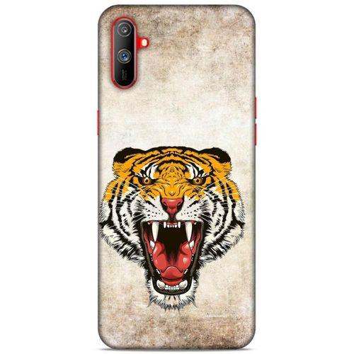 Lopard Oppo Realme C3 Uyumlu Kılıf Tattoo's (4) Koruma Kılıfı Kaplan Dövmesi