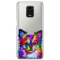 Xiaomi Redmi Note 9s Kılıf Renkli Köpek Arka Kapak Koruma Desenli Full Koruyucu