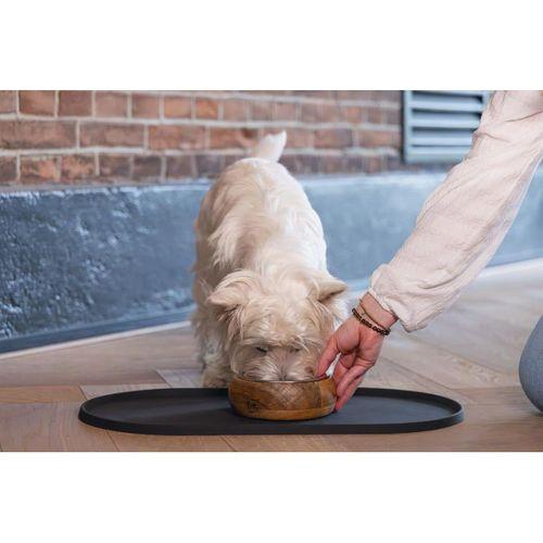 Beeztees DBL Mama Su Kabı Servisi, Silikon, Kaymaz, Antrasit, 45x25x1,5cm