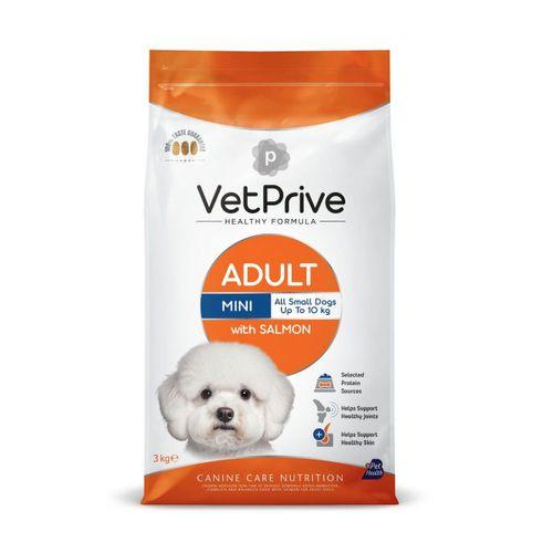 VetPrive Vet Prive Mini Adult Somonlu Köpek Maması 3 kg