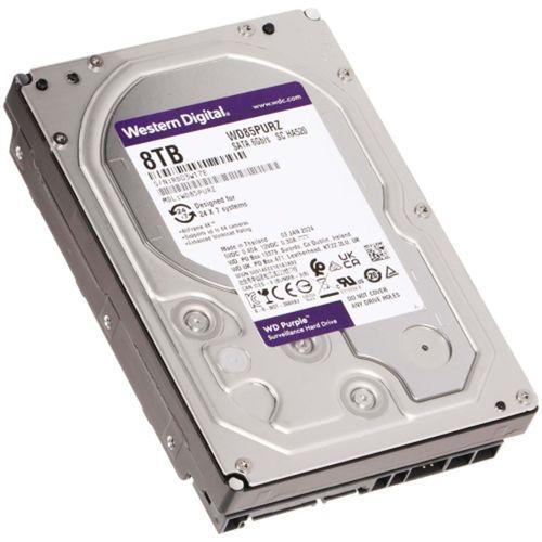WD PURPLE, WD85PURZ, 3.5’’, 8TB, 256Mb, 5640 Rpm, 7/24 Güvenlik, HDD (Türkiye Distribütörü Garantili)