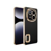 Xiaomi Redmi Note 14 Pro 5G Kılıf Kamera Korumalı Logo Gösteren Zore Omega Kapak