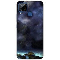 Lopard Oppo Realme C15 Uyumlu Kılıf Gece'S (15) Antişok Kılıf Ay Işığında