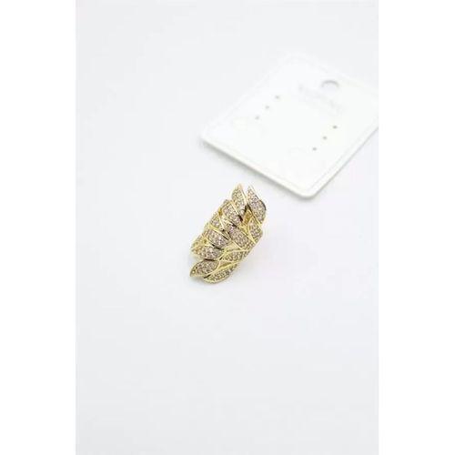 Yaprak Kıkırdak Küpe - Altın