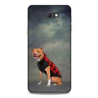 Samsung Galaxy J7 Prime Kılıf Köpek Kıyafetleri (31) TPU Kılıf Pitbull Yelek