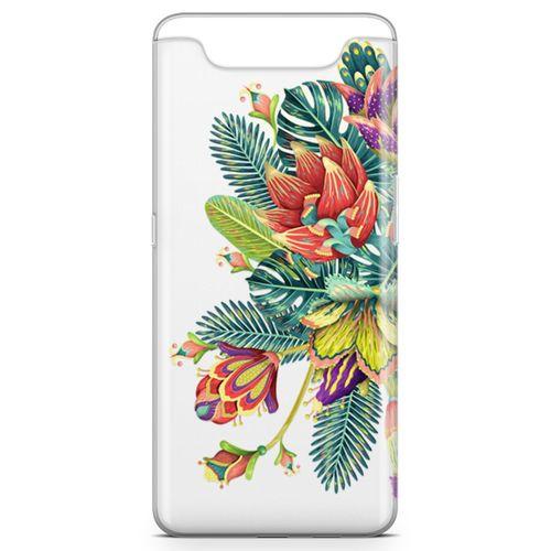 Samsung Galaxy A80 Kılıf Deve Tabanı Arka Kapak Koruma Desenli Full Koruyucu