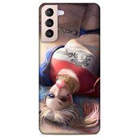 Samsung Galaxy S21 Plus Uyumlu Kılıf Harley Quinn (2) Kabı Kahve