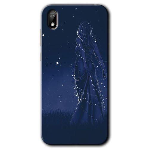 Potkal Hediye Fabrikası Huawei Y5 2019 Kılıf HD Desen Baskılı Arka Kapak - Gecenin Kraliçesi