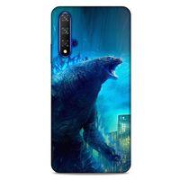 Huawei P Smart S 2020 Kılıf Dragons (33) Hybrid Kılıf Godzilla