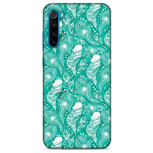 Xiaomi Redmi Note 8T Kılıf Desenli Özel Seri Tüyler (45) Liquid Air Kılıf