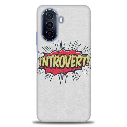 Tecno Pova Neo 2 Kılıf HD Baskılı Kılıf - Introvert! + Tam Ekran Koruyucu
