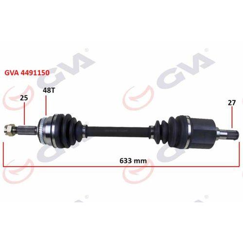 Getz Sol Aks Komple 1.5 Crdi̇ 03-09 Abs’li̇ 48Di̇ş 633Mm