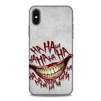 Apple Iphone X Uyumlu Kılıf Joker (6) Silikon Kılıf Bordo