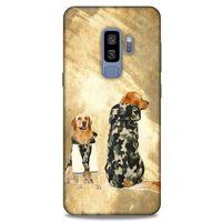 Samsung Galaxy S9 Plus Kılıf Köpek Kıyafetleri (32) Soft Silikon Kılıf Golden Kapişonlu Polar