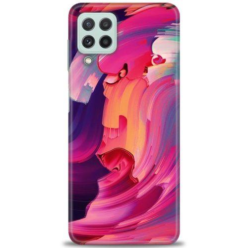 Samsung Galaxy A22 Kılıf HD Baskılı Kılıf - Renkler + Tam Ekran Koruyucu