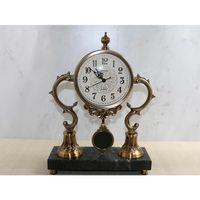 Altı Mermer Sarkaşlı Masa Üstü Saat Alk4321