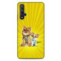 Huawei P Smart S 2020 Kılıf Köpek Kıyafetleri (22) Tam Koruma Kılıfı Chihuahuas Tulum