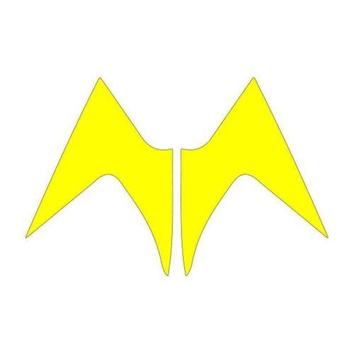 MONDİAL Mondial Mh Drift 2011 - 2020 Uyumlu Sarı Ön Siperlik Yan Sticker