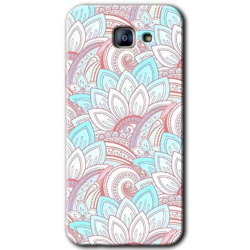 Galaxy A8 2016 Kılıf HD Desen Baskılı Arka Kapak - Çin Mandala 1 + Kırılmaz Cam