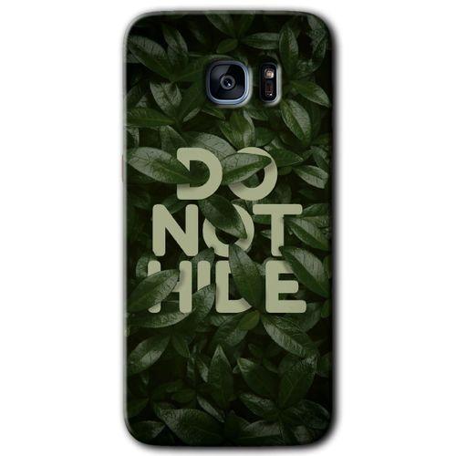 Samsung Galaxy S7 Edge HD Baskılı Kılıf + 9D Tam Ekran Koruyucu - Do Not Hide