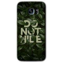 Samsung Galaxy S7 Edge HD Baskılı Kılıf + 9D Tam Ekran Koruyucu - Do Not Hide