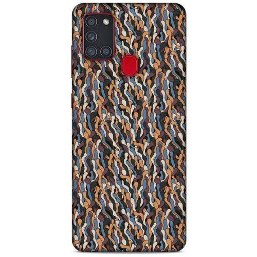Kamuflaj 36 Samsung Galaxy A21s Kılıf Silikon Kapak