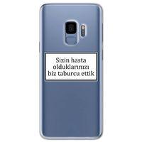 Galaxy S9 Kılıf HD Yazı Baskılı Silikon Arka Kapak - Yazı 1