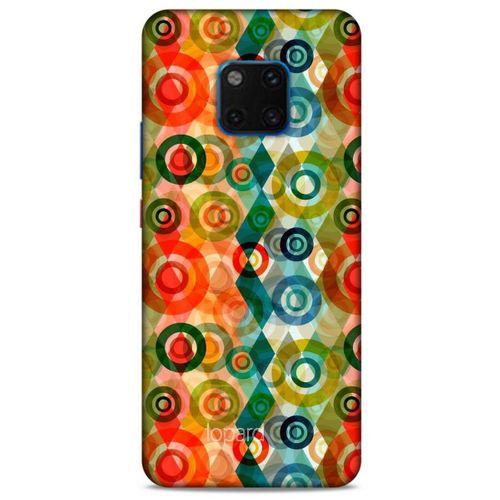 Huawei Mate 20 Pro Kılıf Pastel Renkler (31) TPU Kılıf Kırmızı Yeşil