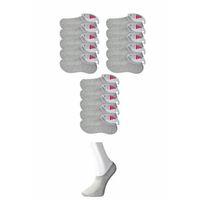 Gri Kadın Görünmez Çorap 15 çift