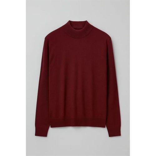 Fincher Yarım Balıkçı Regular Fit Boğazlı Erkek Kazak - Bordo