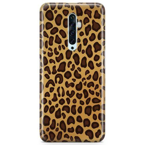 Oppo Reno2 Z 2019 Kılıf Leopar Arka Kapak Koruma Desenli Full Koruyucu