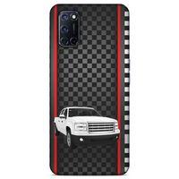 Lopard Oppo A92 Uyumlu Kılıf PickUpX (3) Kapak Beyaz