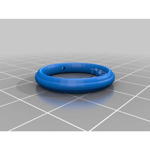 My Customized İçinde Yazı Olan Şık Yüzük 3D Baskı (Bu ürün Sadece Plastik parçadır - Almadan Önce Soru Sorabilirsiniz)