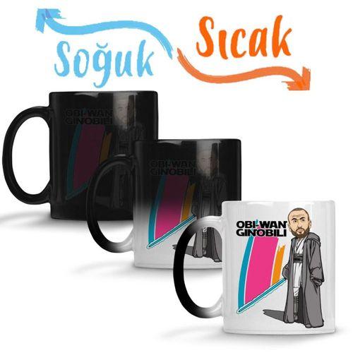 Obi Wan Ginobili Sihirli Kupa Bardak Porselen
