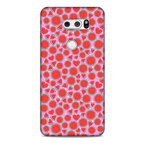 LG K40S Uyumlu Kılıf Pembe Delisi (30) Silicone Case Karpuz