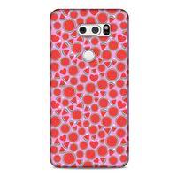 LG K40S Uyumlu Kılıf Pembe Delisi (30) Silicone Case Karpuz