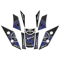 YAMAHA Yamaha Xmax 2018 - 2022 Uyumlu Tank Pad Set 008