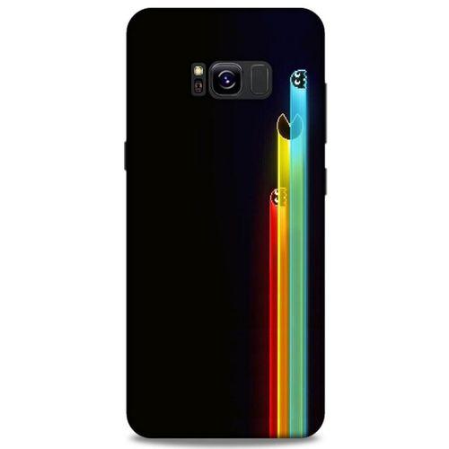 Retro (29) Desen Arka Koruma Kılıfı Renkli Samsung Galaxy S8 Plus Kılıf