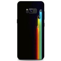 Retro (29) Desen Arka Koruma Kılıfı Renkli Samsung Galaxy S8 Plus Kılıf