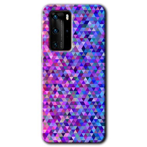 Huawei P40 Pro Kılıf HD Desen Baskılı Arka Kapak - Pixel Mozaik