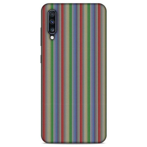Kazak (43) Desenli Silikon Kapak Samsung Galaxy A70 Kılıf